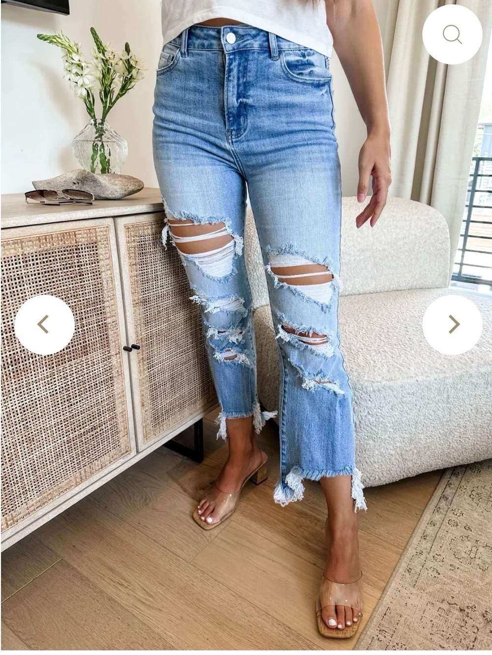 Blakeley urban distressed crop Jean 11 NWT